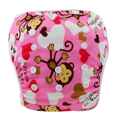 Unisex One Size Adjustable Waterproof Swimming Diapers
