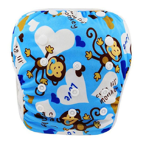 Unisex One Size Adjustable Waterproof Swimming Diapers