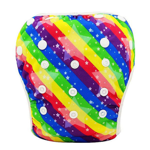Unisex One Size Adjustable Waterproof Swimming Diapers