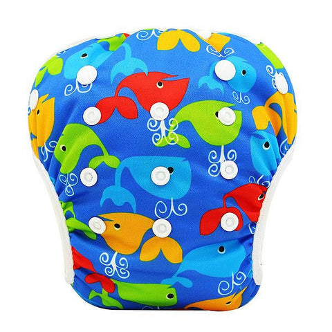 Unisex One Size Adjustable Waterproof Swimming Diapers
