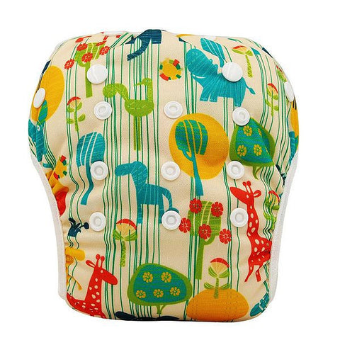 Unisex One Size Adjustable Waterproof Swimming Diapers