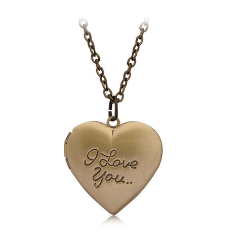 I Love You Carved Heart-Secret Love Locket Necklace Offer!