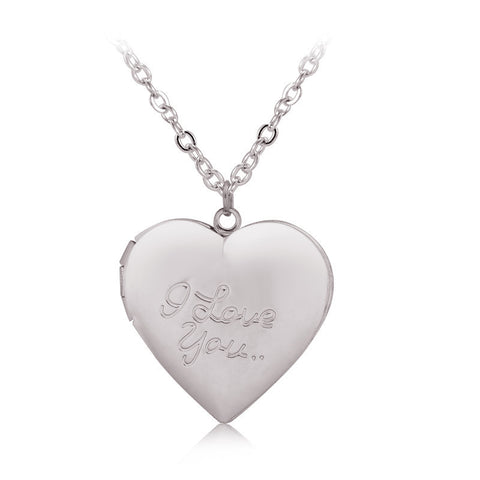 I Love You Carved Heart-Secret Love Locket Necklace Offer!
